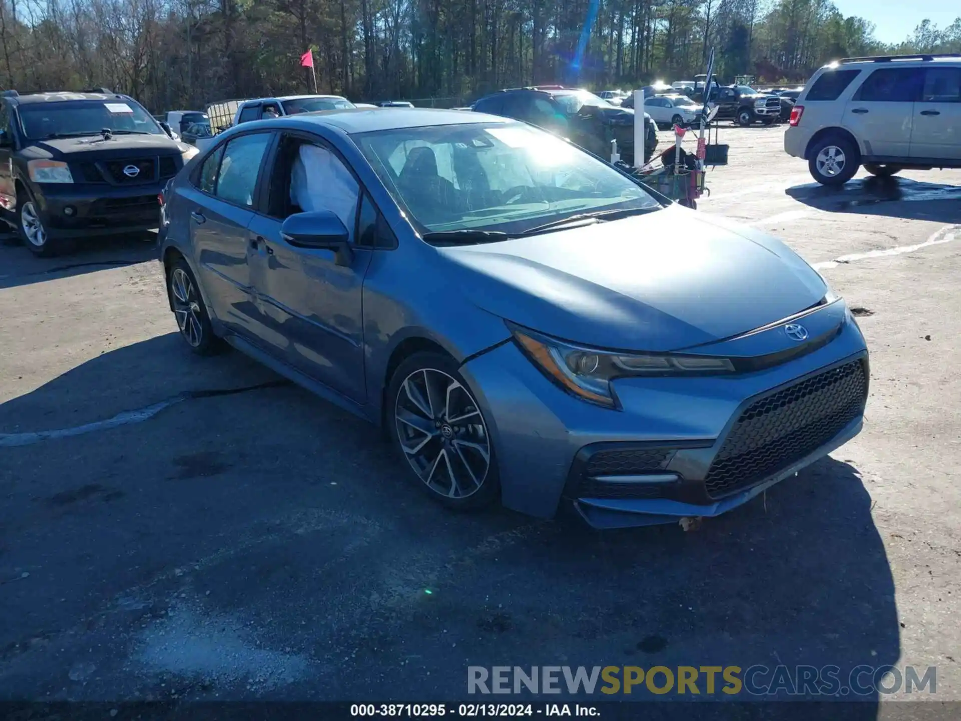 1 Photograph of a damaged car 5YFS4RCE1LP026268 TOYOTA COROLLA 2020