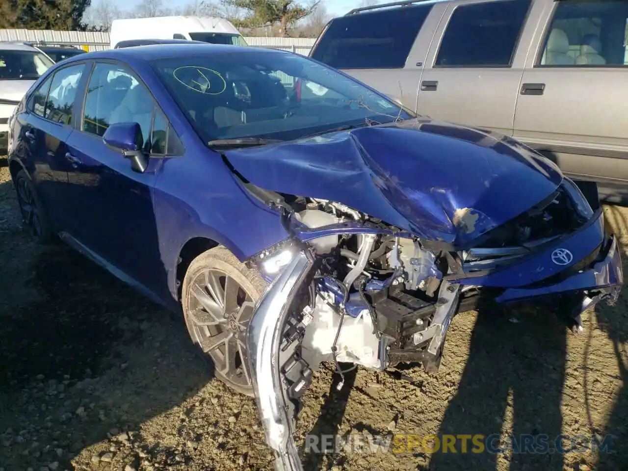 1 Photograph of a damaged car 5YFS4RCE1LP026481 TOYOTA COROLLA 2020