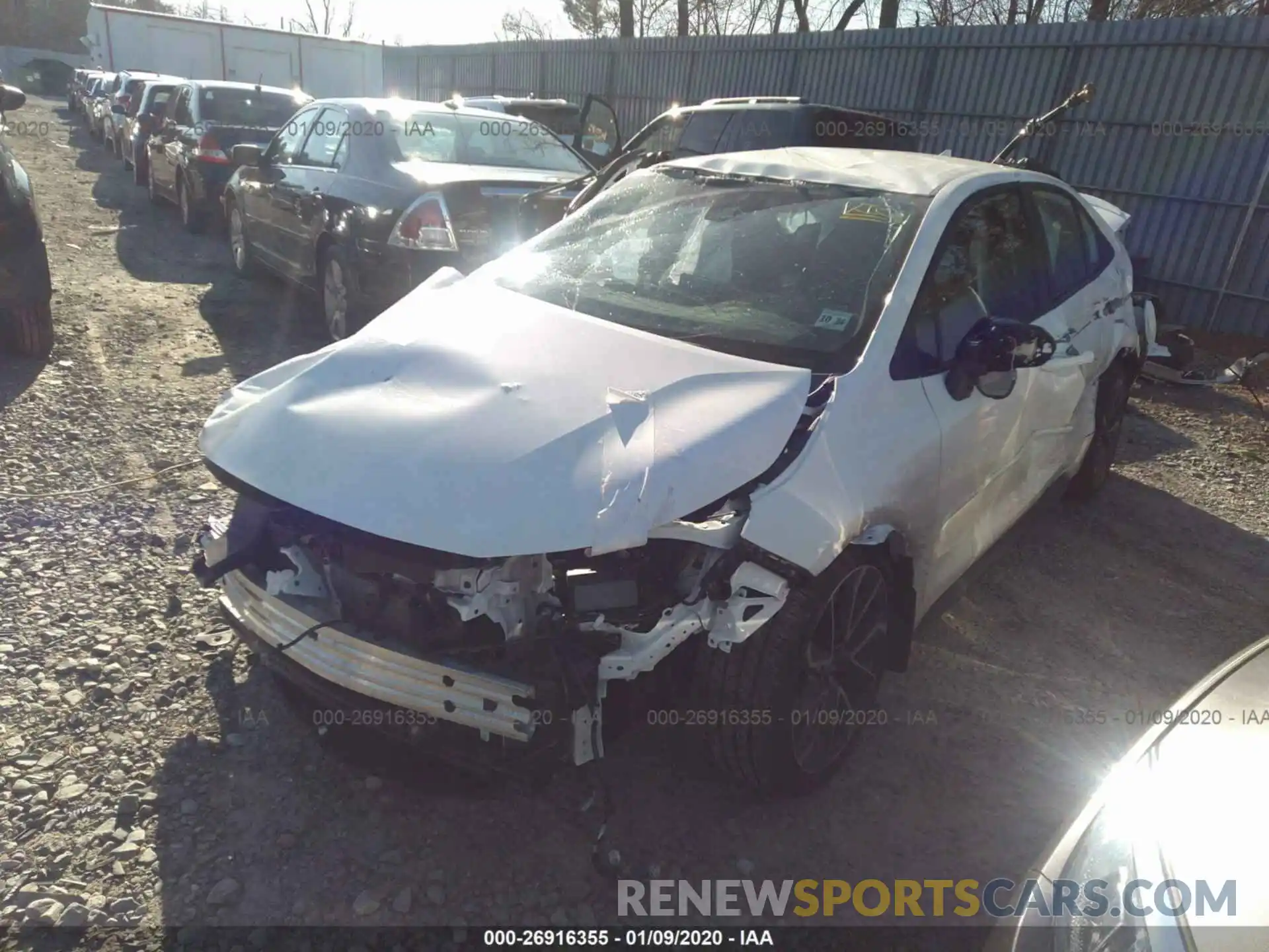 2 Photograph of a damaged car 5YFS4RCE1LP026660 TOYOTA COROLLA 2020