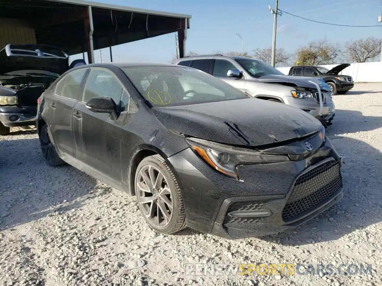 1 Photograph of a damaged car 5YFS4RCE1LP026870 TOYOTA COROLLA 2020