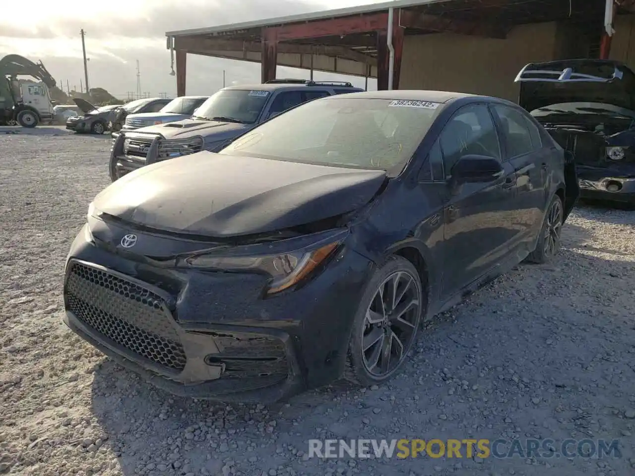 2 Photograph of a damaged car 5YFS4RCE1LP026870 TOYOTA COROLLA 2020