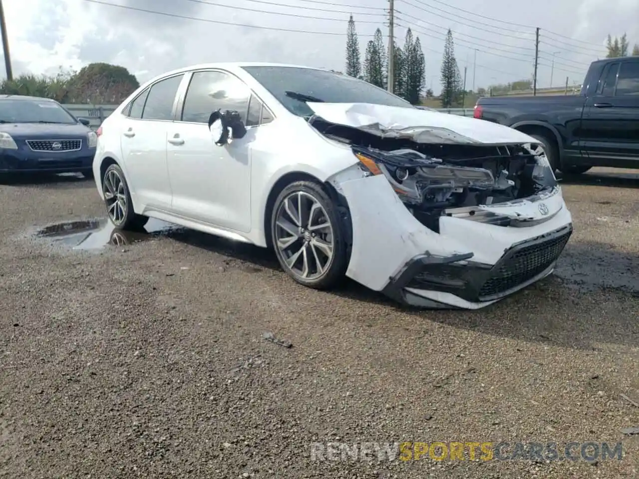 1 Photograph of a damaged car 5YFS4RCE1LP028280 TOYOTA COROLLA 2020