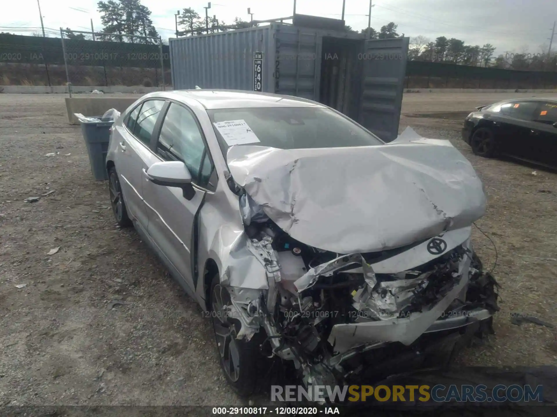 1 Photograph of a damaged car 5YFS4RCE1LP028795 TOYOTA COROLLA 2020