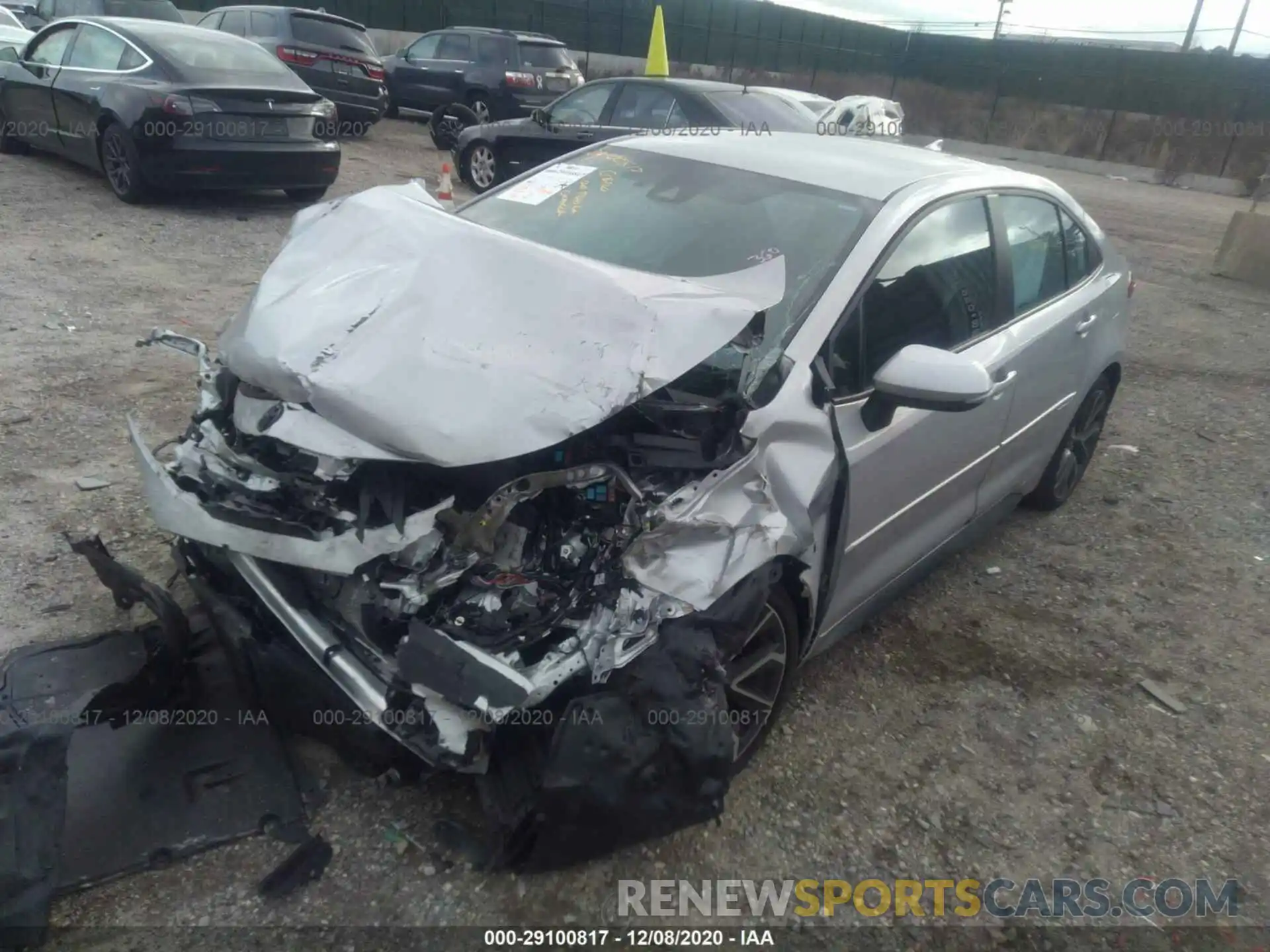 2 Photograph of a damaged car 5YFS4RCE1LP028795 TOYOTA COROLLA 2020