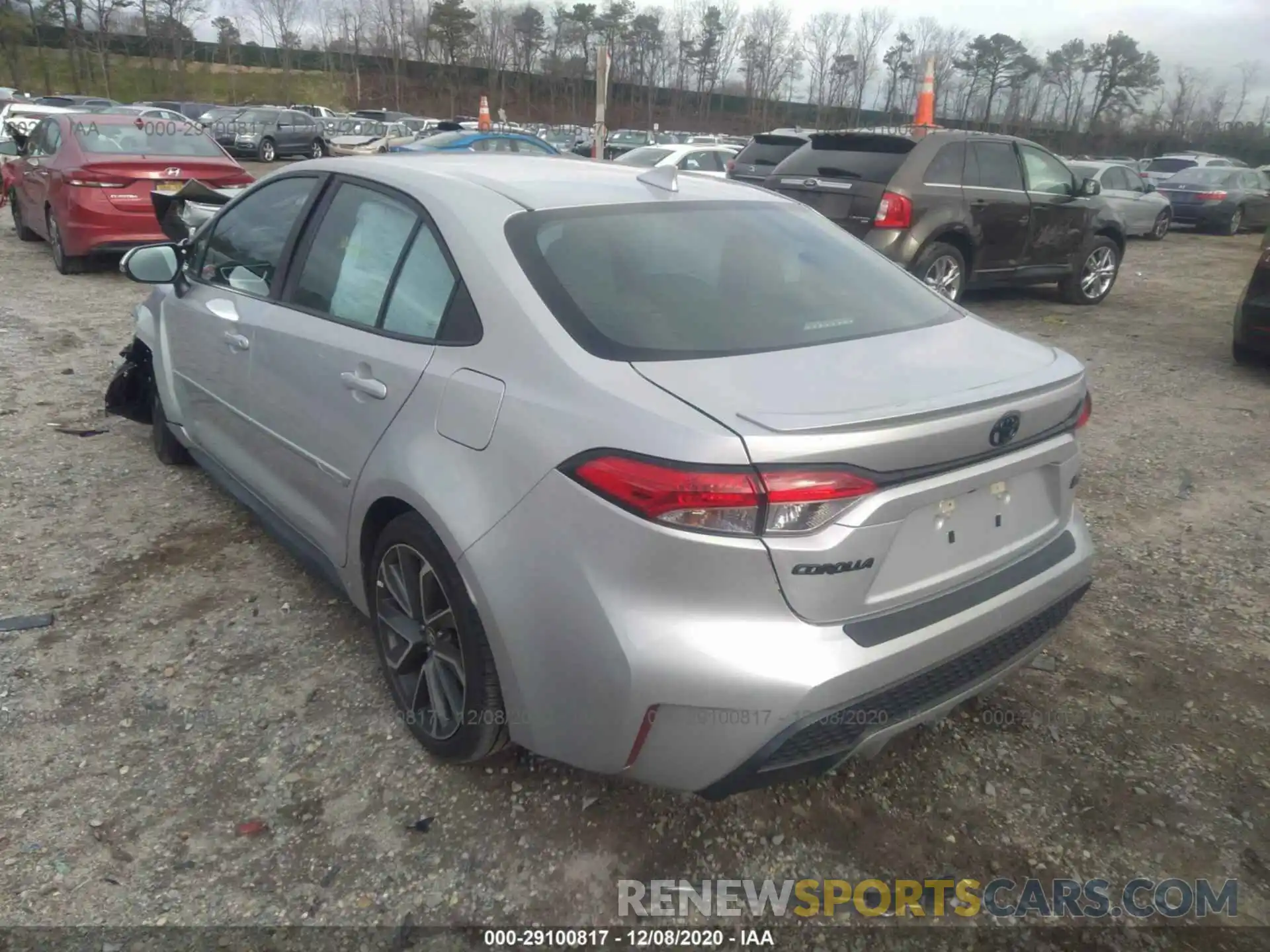 3 Photograph of a damaged car 5YFS4RCE1LP028795 TOYOTA COROLLA 2020