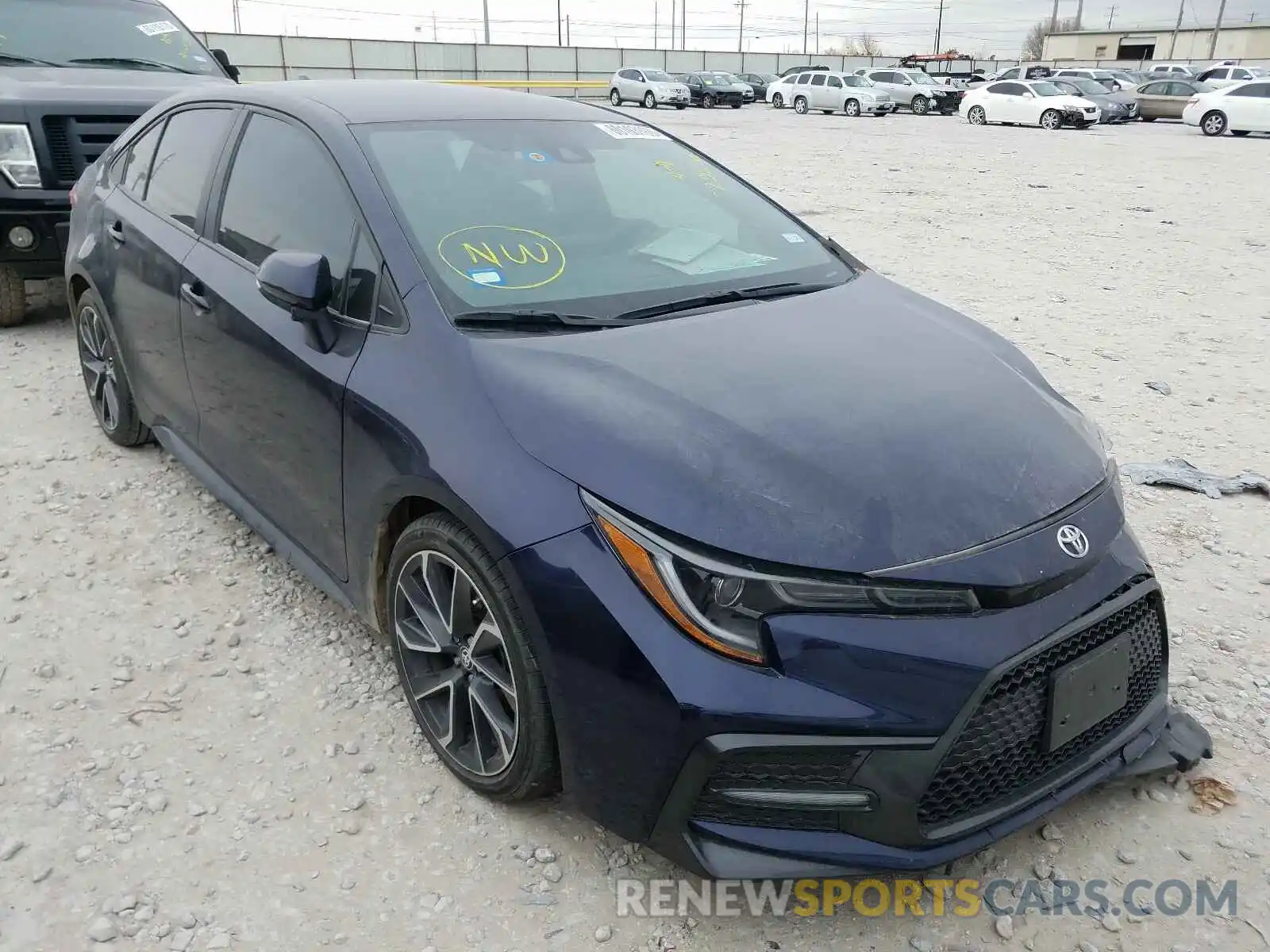 1 Photograph of a damaged car 5YFS4RCE1LP029266 TOYOTA COROLLA 2020