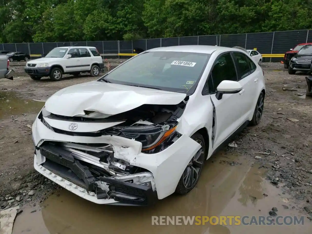 2 Photograph of a damaged car 5YFS4RCE1LP029591 TOYOTA COROLLA 2020