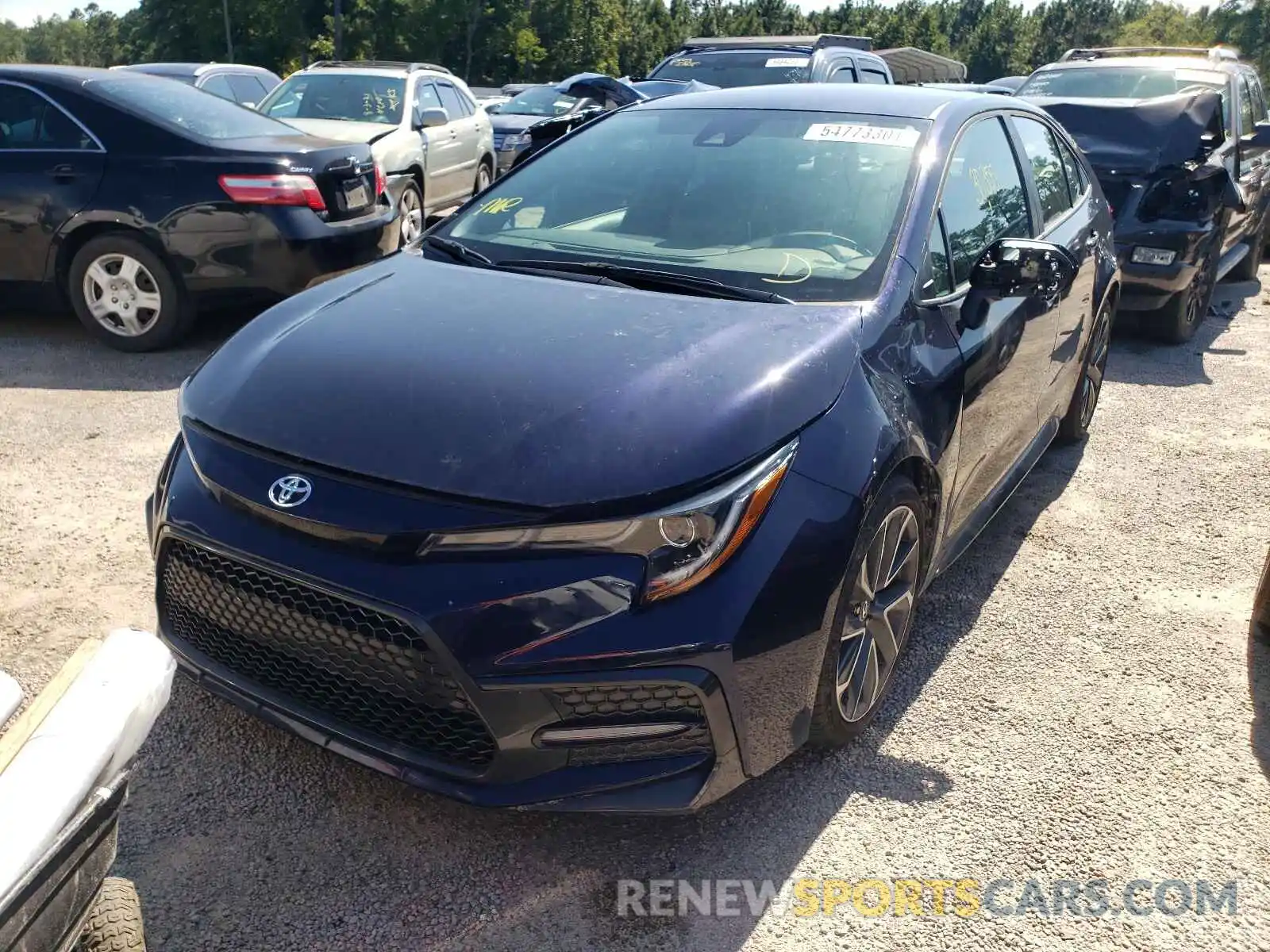 2 Photograph of a damaged car 5YFS4RCE1LP030028 TOYOTA COROLLA 2020