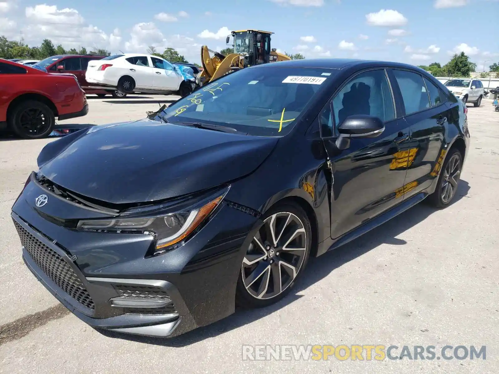 2 Photograph of a damaged car 5YFS4RCE1LP031664 TOYOTA COROLLA 2020