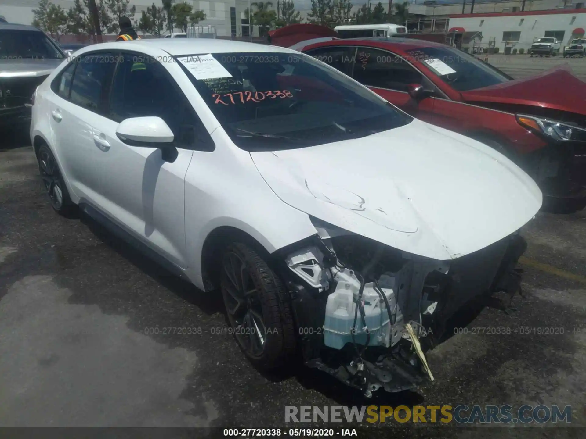 1 Photograph of a damaged car 5YFS4RCE1LP033656 TOYOTA COROLLA 2020