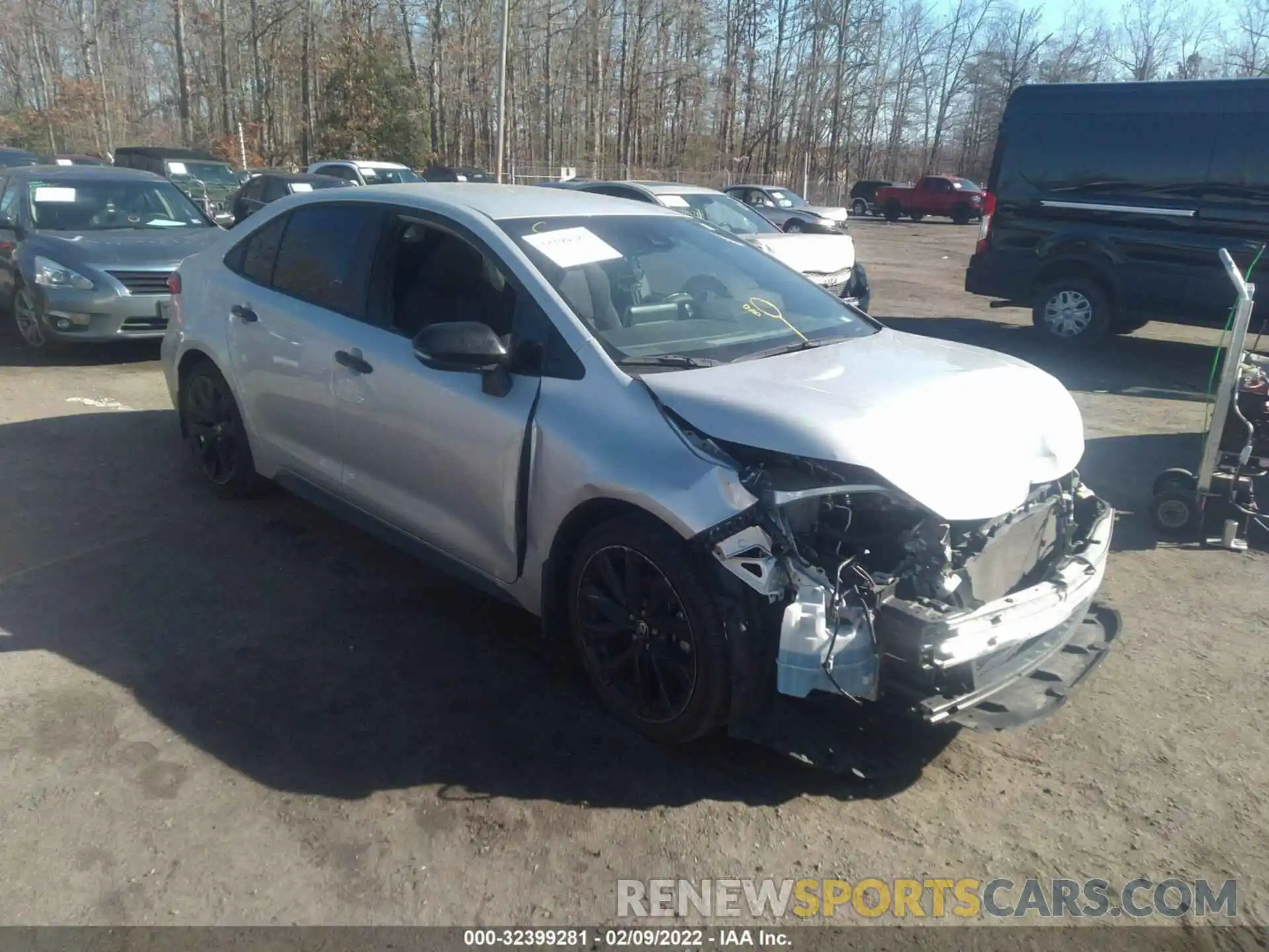 1 Photograph of a damaged car 5YFS4RCE1LP034452 TOYOTA COROLLA 2020