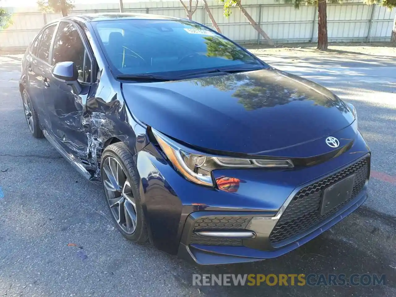 1 Photograph of a damaged car 5YFS4RCE1LP035052 TOYOTA COROLLA 2020