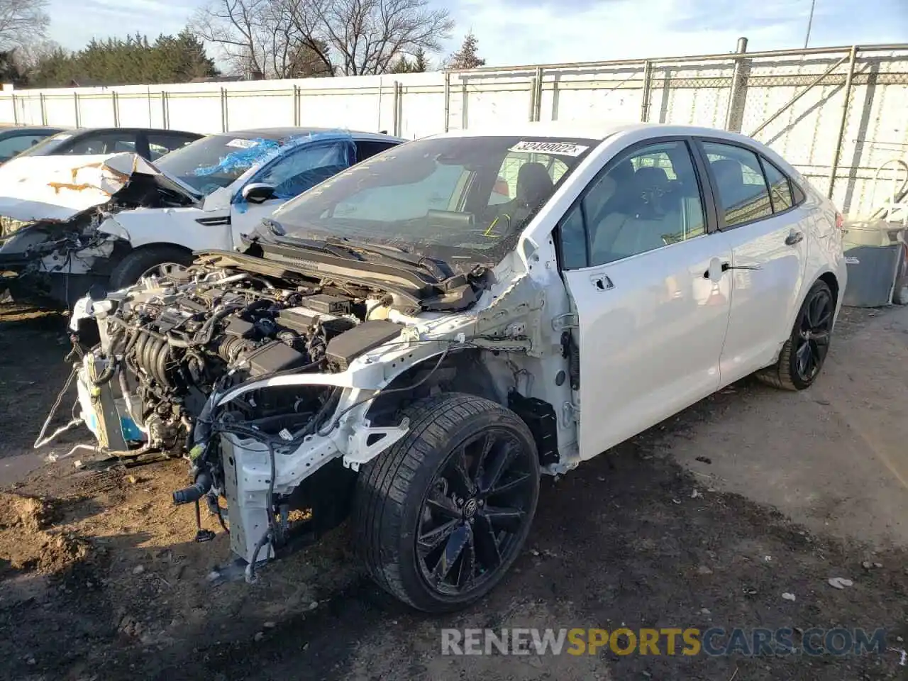 2 Photograph of a damaged car 5YFS4RCE1LP035620 TOYOTA COROLLA 2020