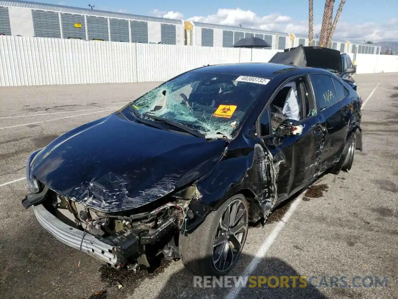 2 Photograph of a damaged car 5YFS4RCE1LP035827 TOYOTA COROLLA 2020