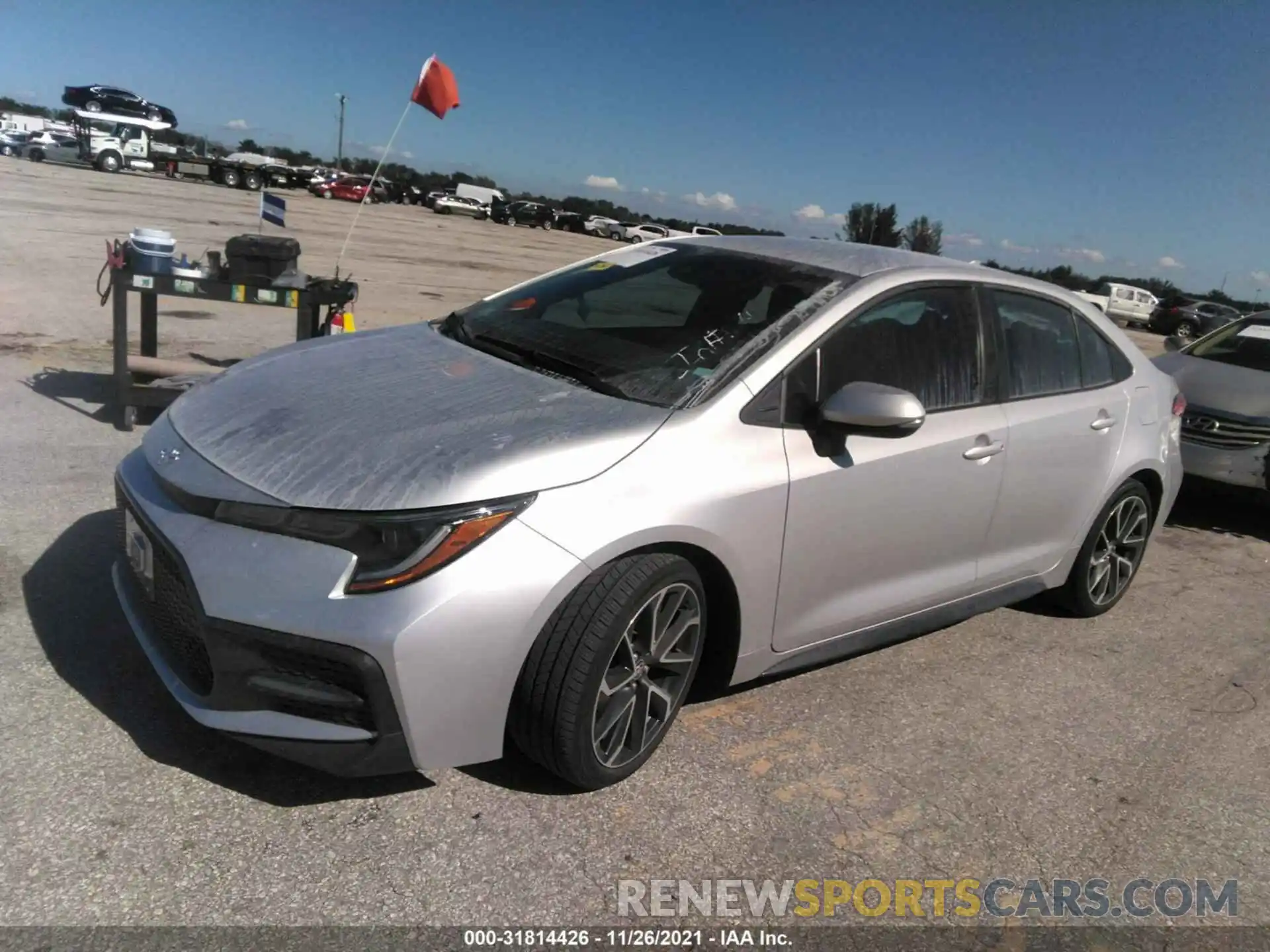 2 Photograph of a damaged car 5YFS4RCE1LP035956 TOYOTA COROLLA 2020