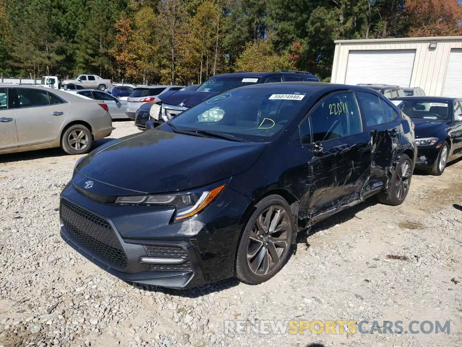 2 Photograph of a damaged car 5YFS4RCE1LP036413 TOYOTA COROLLA 2020