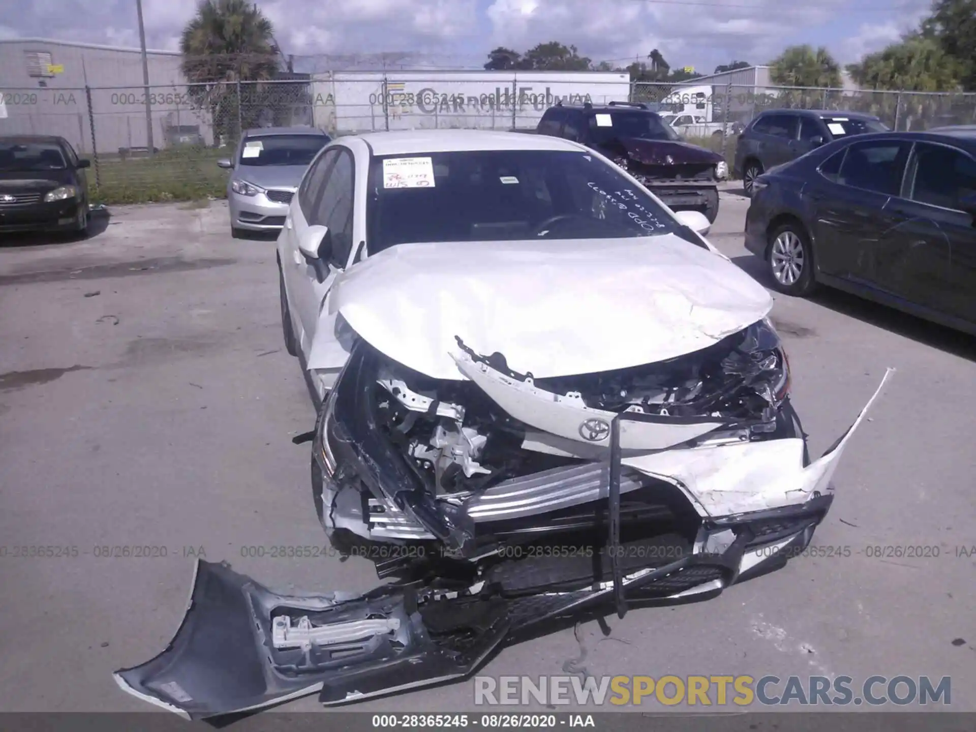 6 Photograph of a damaged car 5YFS4RCE1LP036539 TOYOTA COROLLA 2020