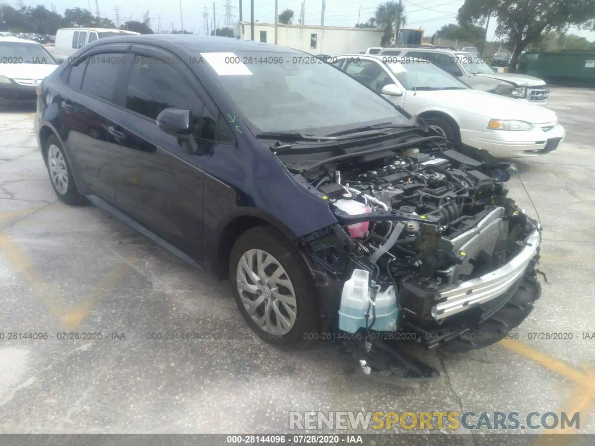 1 Photograph of a damaged car 5YFS4RCE1LP037688 TOYOTA COROLLA 2020