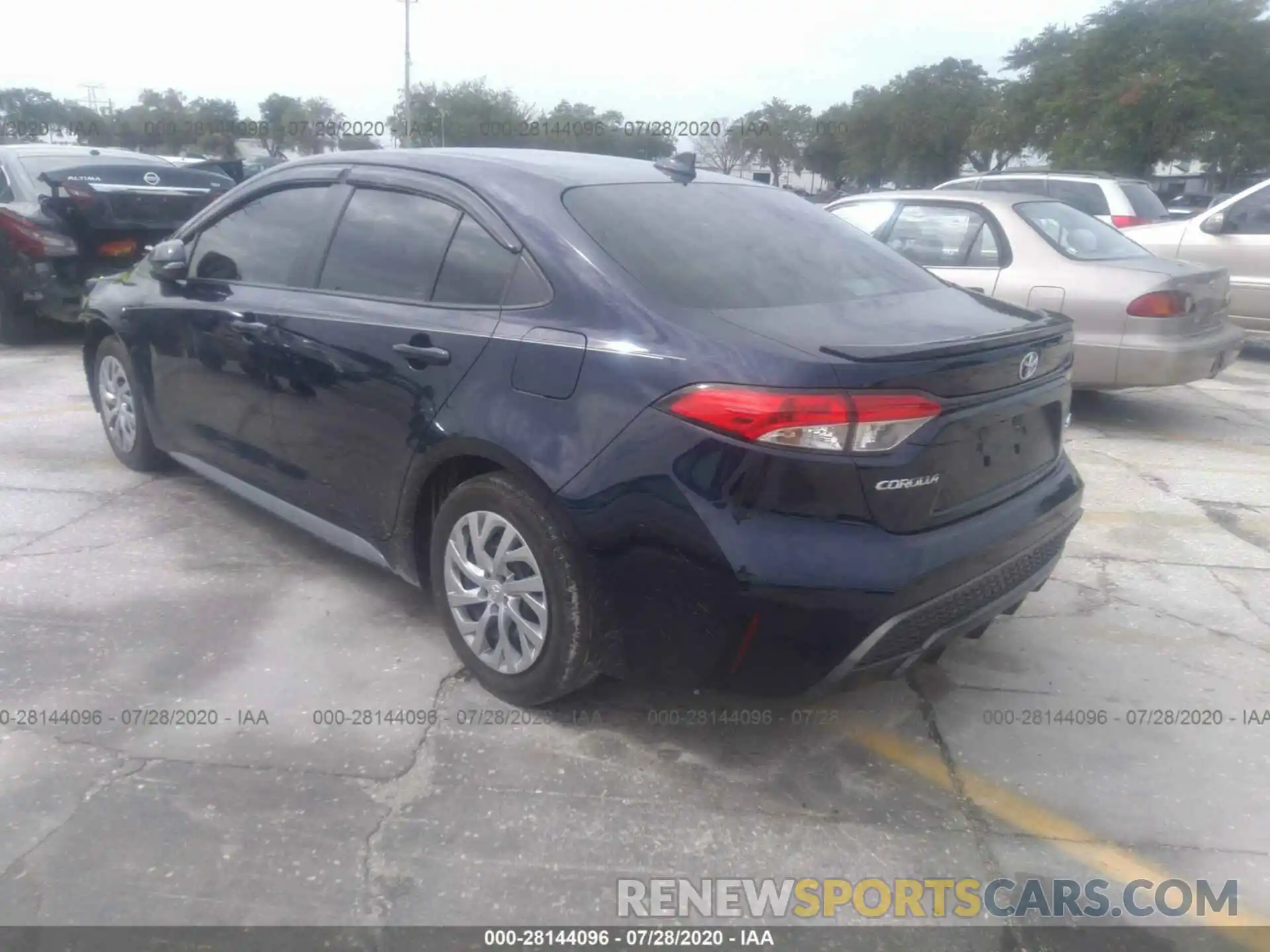 3 Photograph of a damaged car 5YFS4RCE1LP037688 TOYOTA COROLLA 2020