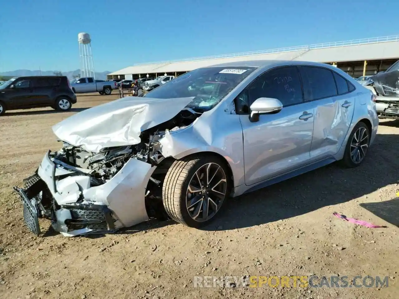 2 Photograph of a damaged car 5YFS4RCE1LP037822 TOYOTA COROLLA 2020