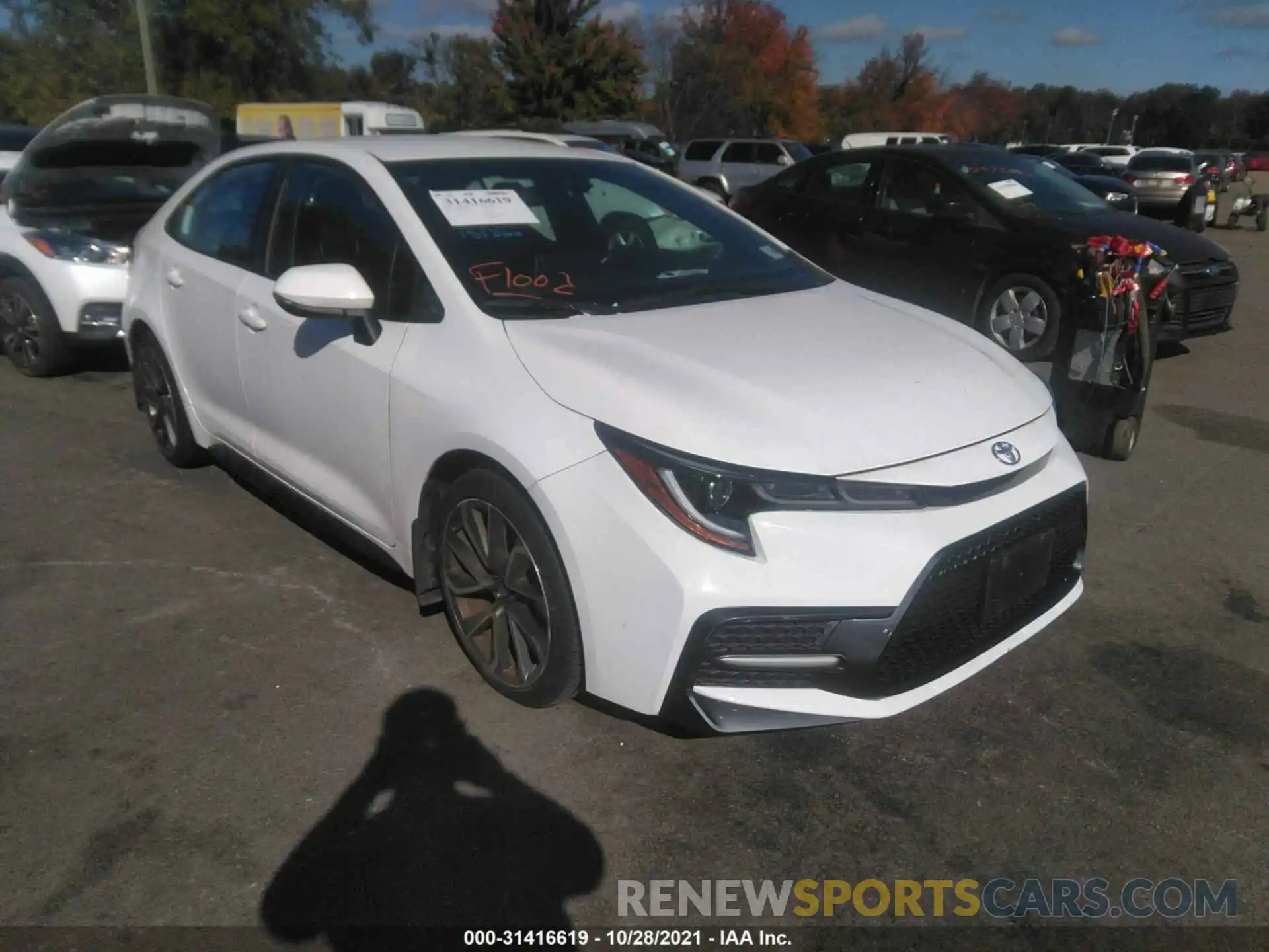 1 Photograph of a damaged car 5YFS4RCE1LP038484 TOYOTA COROLLA 2020