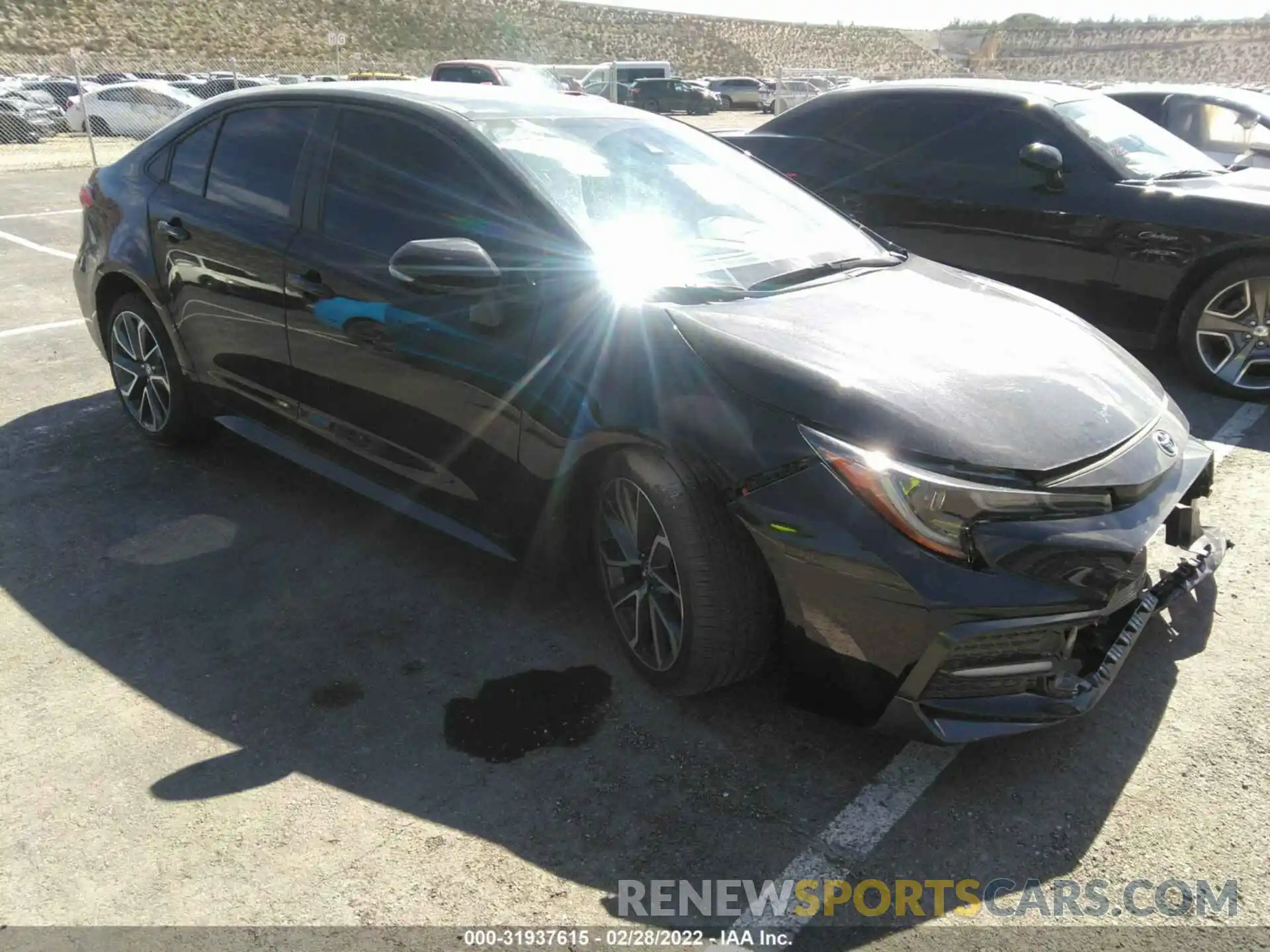 1 Photograph of a damaged car 5YFS4RCE1LP038534 TOYOTA COROLLA 2020