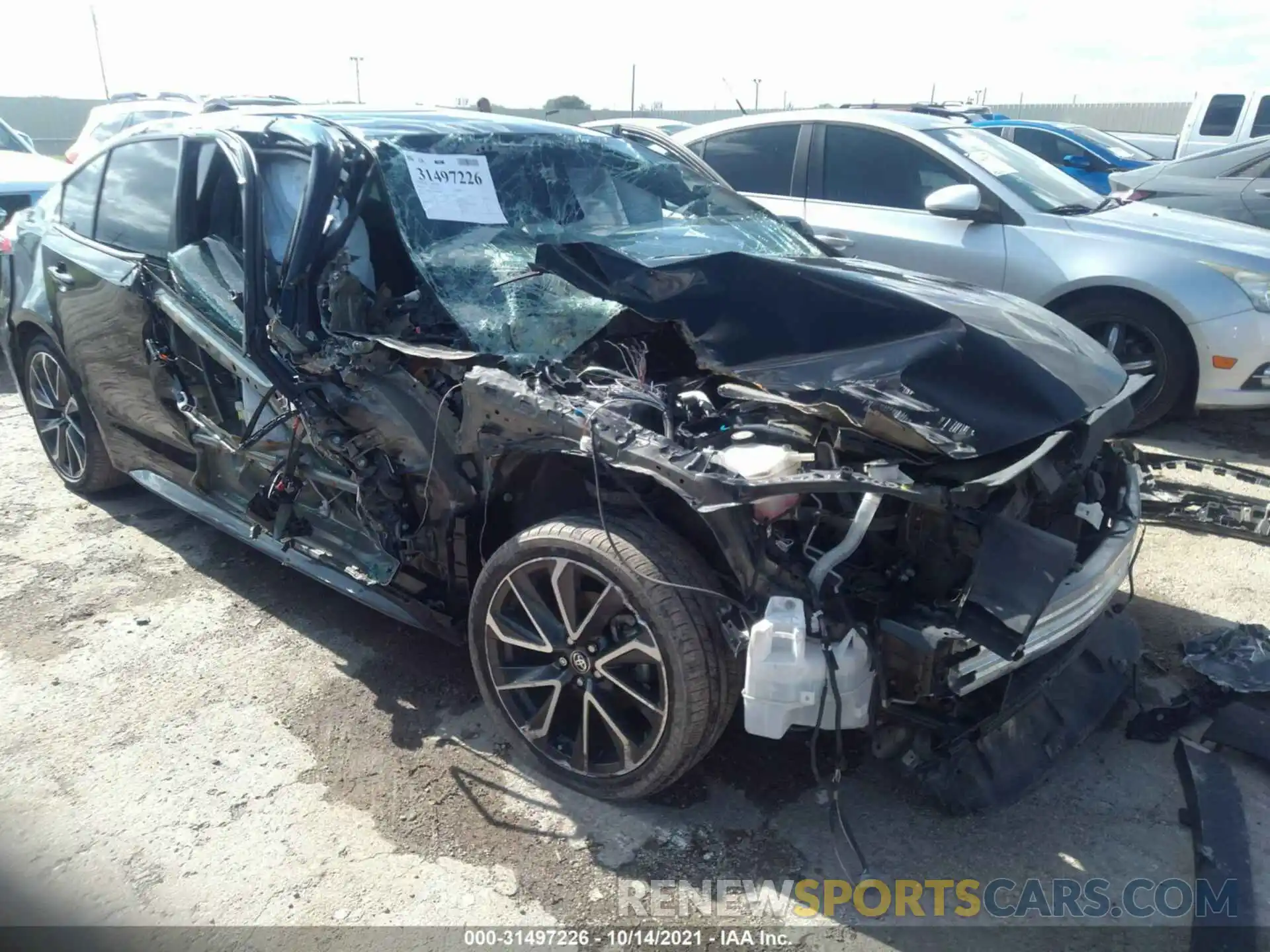 1 Photograph of a damaged car 5YFS4RCE1LP041482 TOYOTA COROLLA 2020