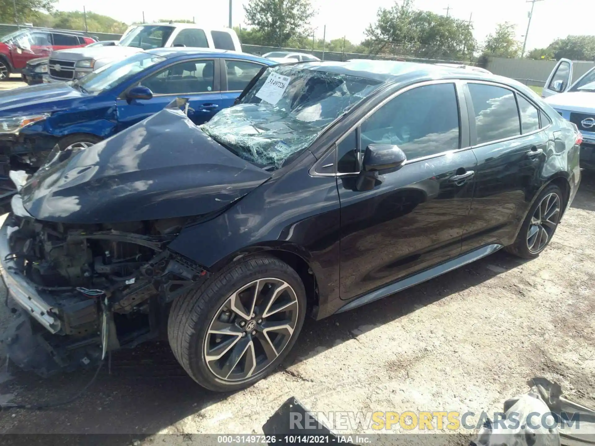 2 Photograph of a damaged car 5YFS4RCE1LP041482 TOYOTA COROLLA 2020