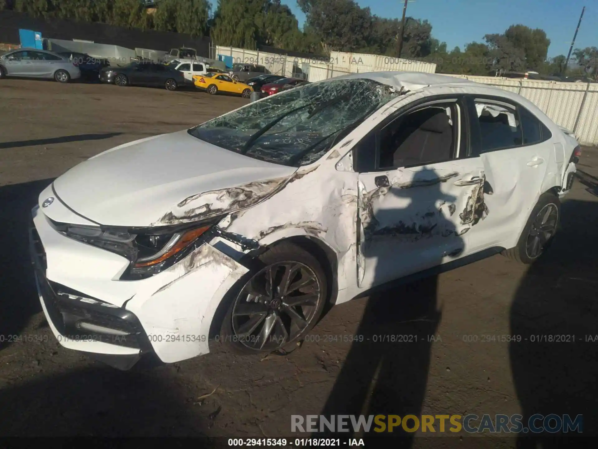 2 Фотография поврежденного автомобиля 5YFS4RCE1LP041577 TOYOTA COROLLA 2020