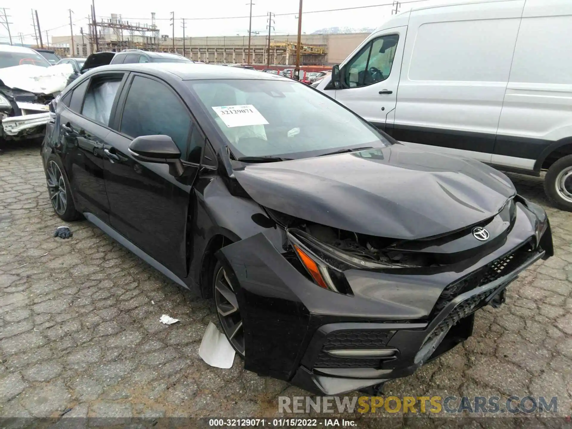 1 Photograph of a damaged car 5YFS4RCE1LP041921 TOYOTA COROLLA 2020