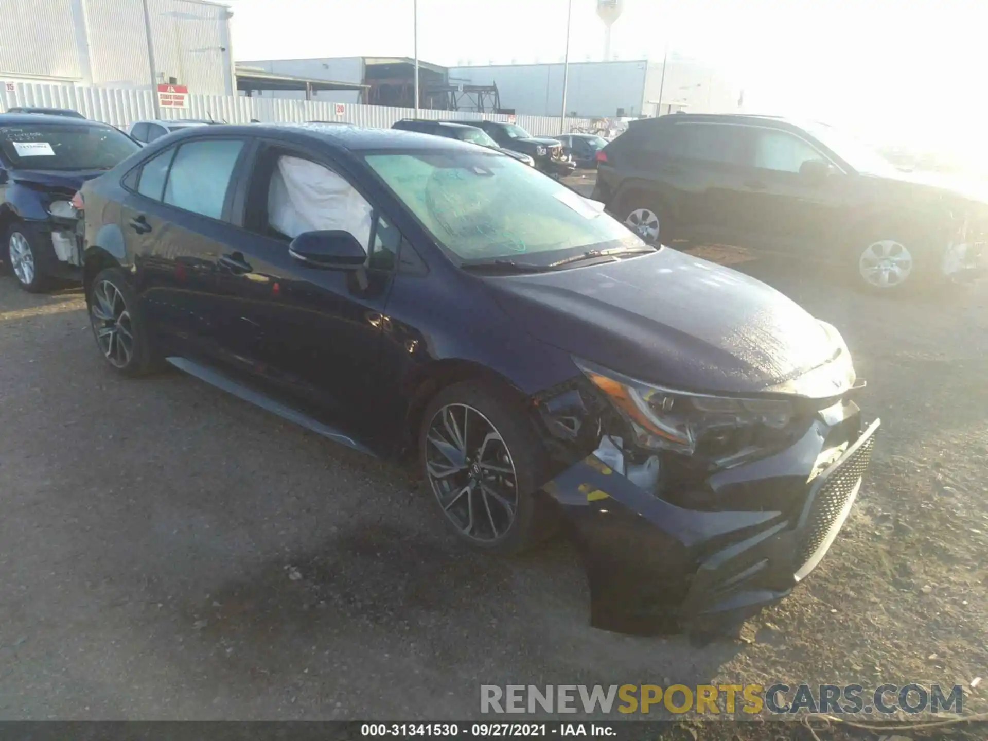 1 Photograph of a damaged car 5YFS4RCE1LP042907 TOYOTA COROLLA 2020