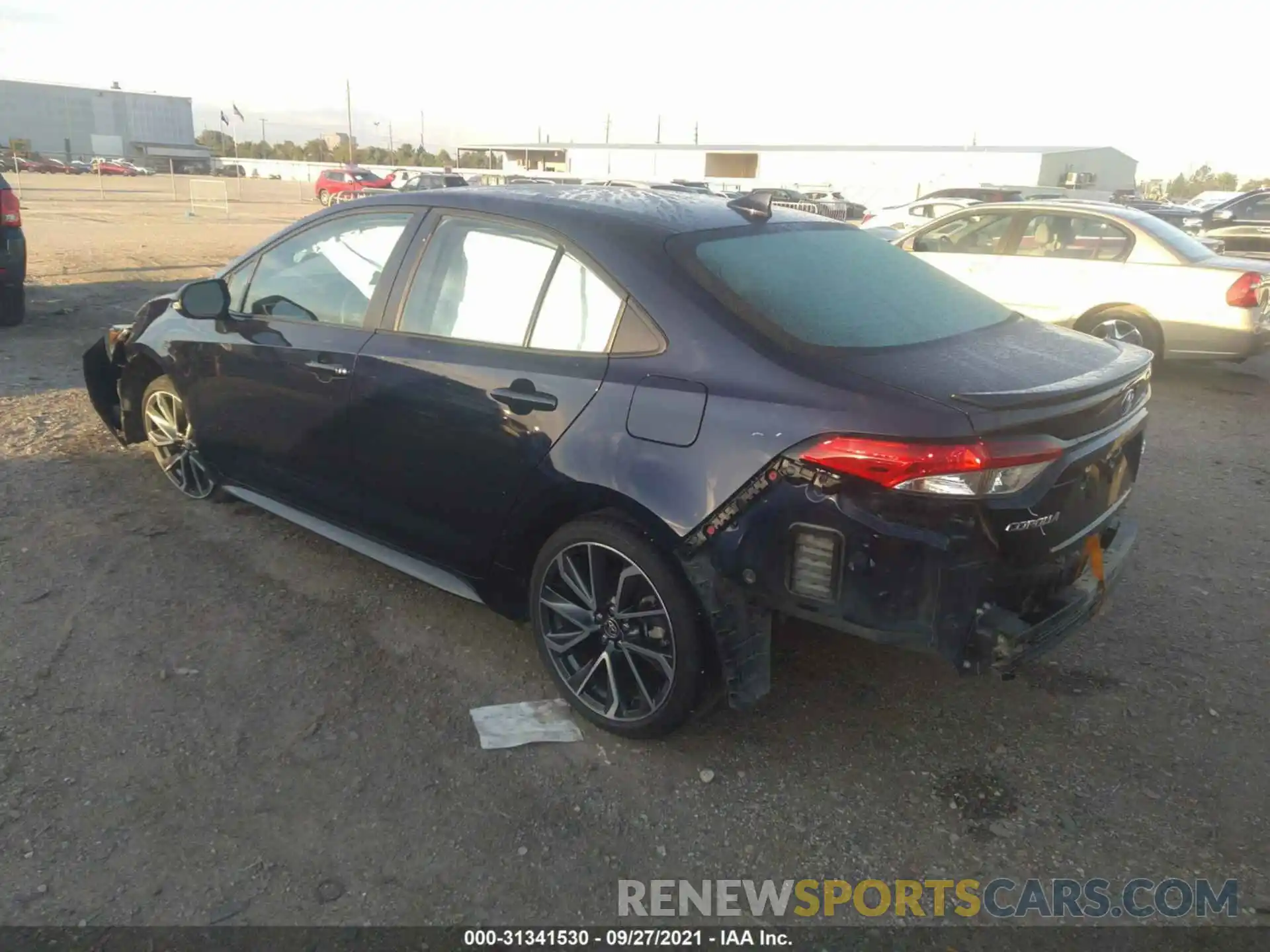 3 Photograph of a damaged car 5YFS4RCE1LP042907 TOYOTA COROLLA 2020