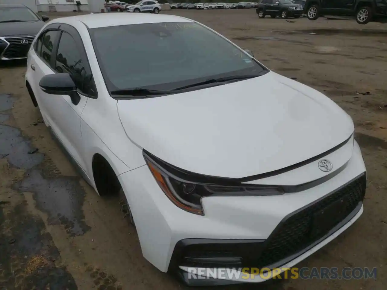 1 Photograph of a damaged car 5YFS4RCE1LP043572 TOYOTA COROLLA 2020