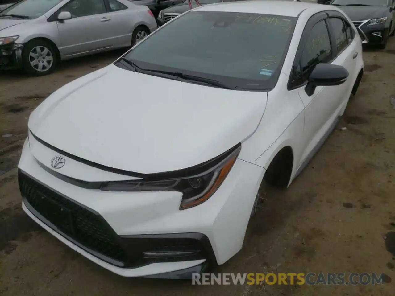 2 Photograph of a damaged car 5YFS4RCE1LP043572 TOYOTA COROLLA 2020