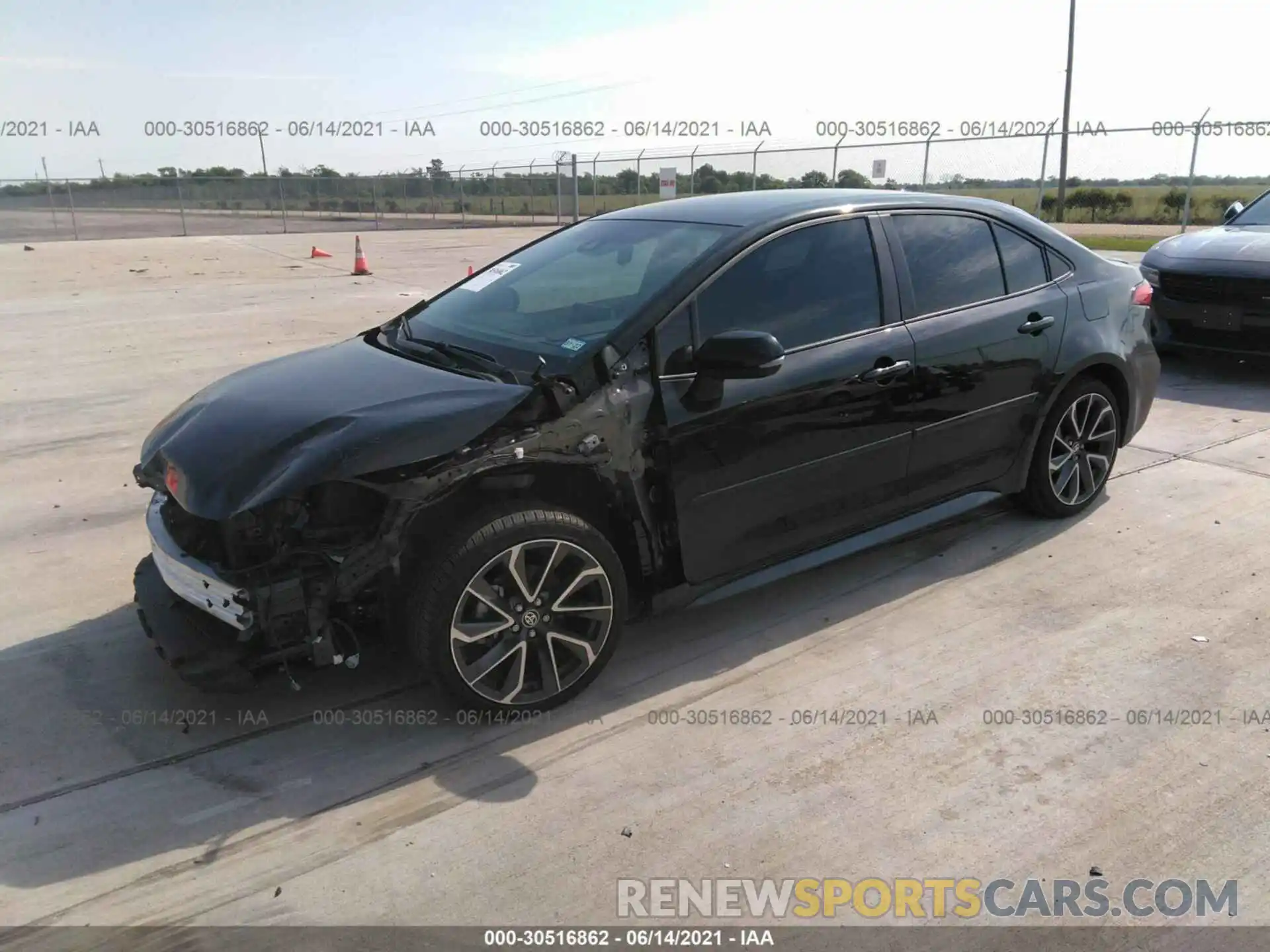 2 Photograph of a damaged car 5YFS4RCE1LP044740 TOYOTA COROLLA 2020