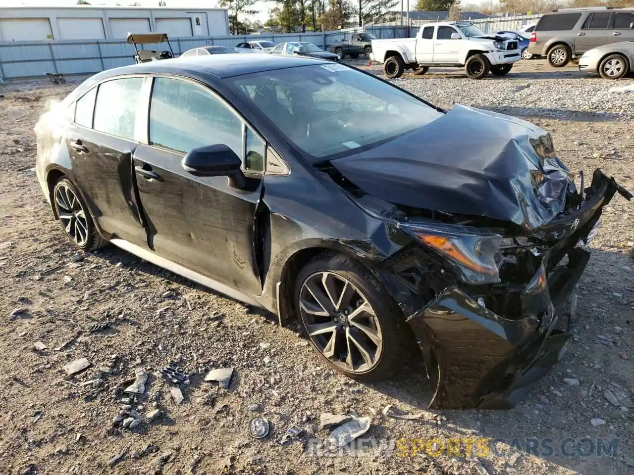 1 Photograph of a damaged car 5YFS4RCE1LP044947 TOYOTA COROLLA 2020