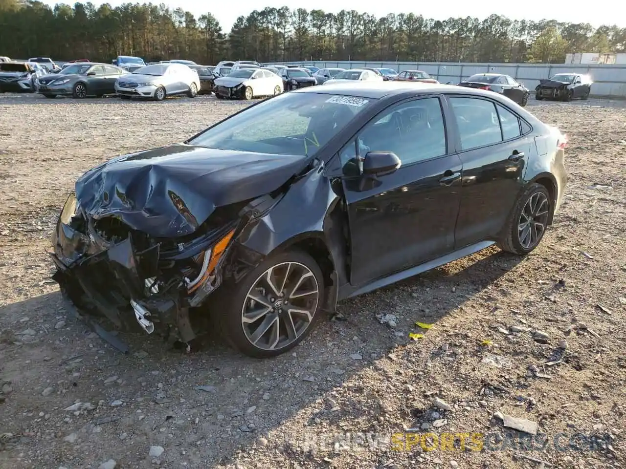 2 Photograph of a damaged car 5YFS4RCE1LP044947 TOYOTA COROLLA 2020