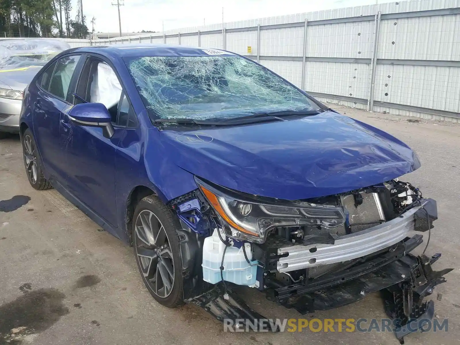 1 Photograph of a damaged car 5YFS4RCE1LP047511 TOYOTA COROLLA 2020