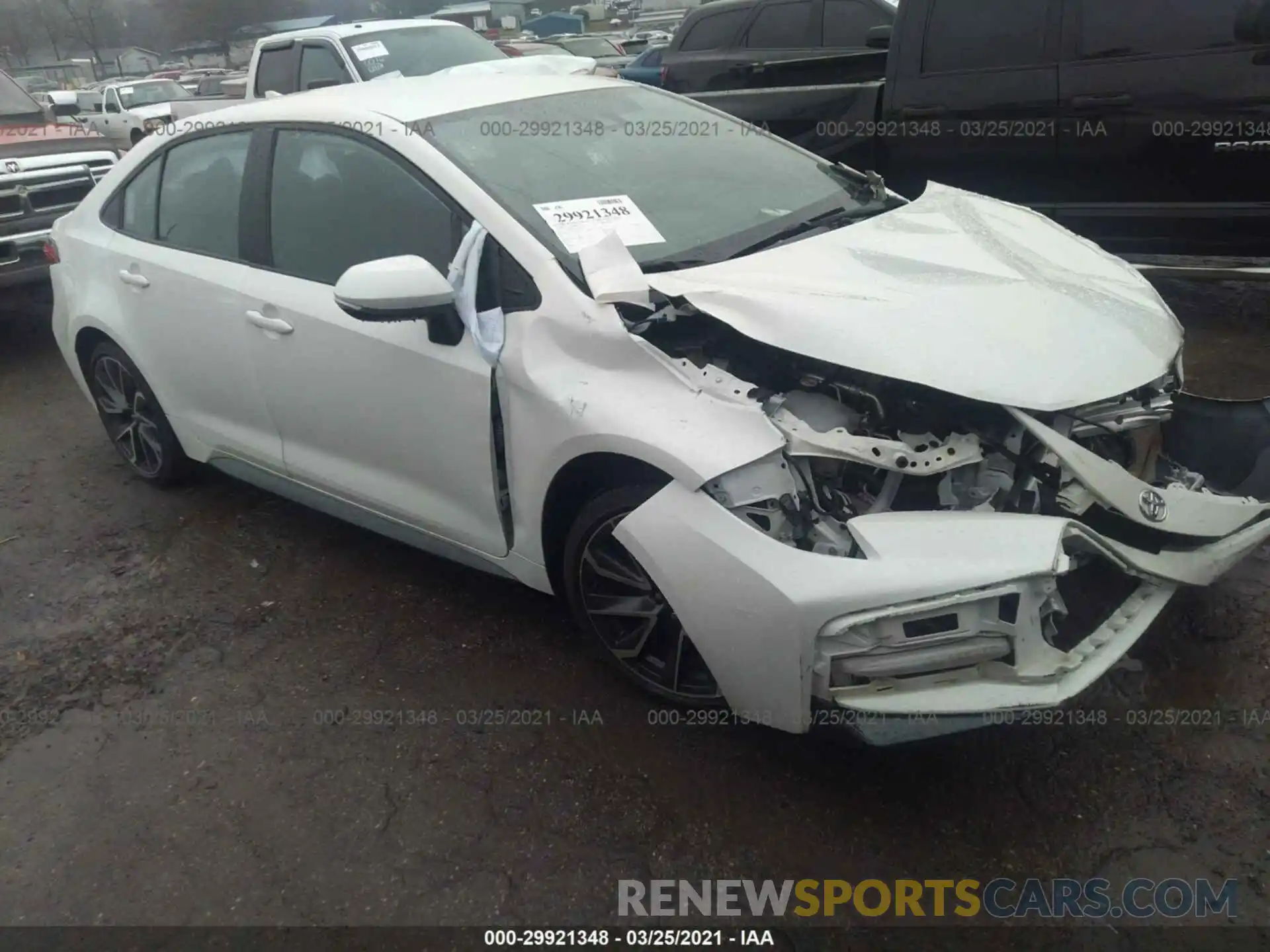 1 Photograph of a damaged car 5YFS4RCE1LP048657 TOYOTA COROLLA 2020