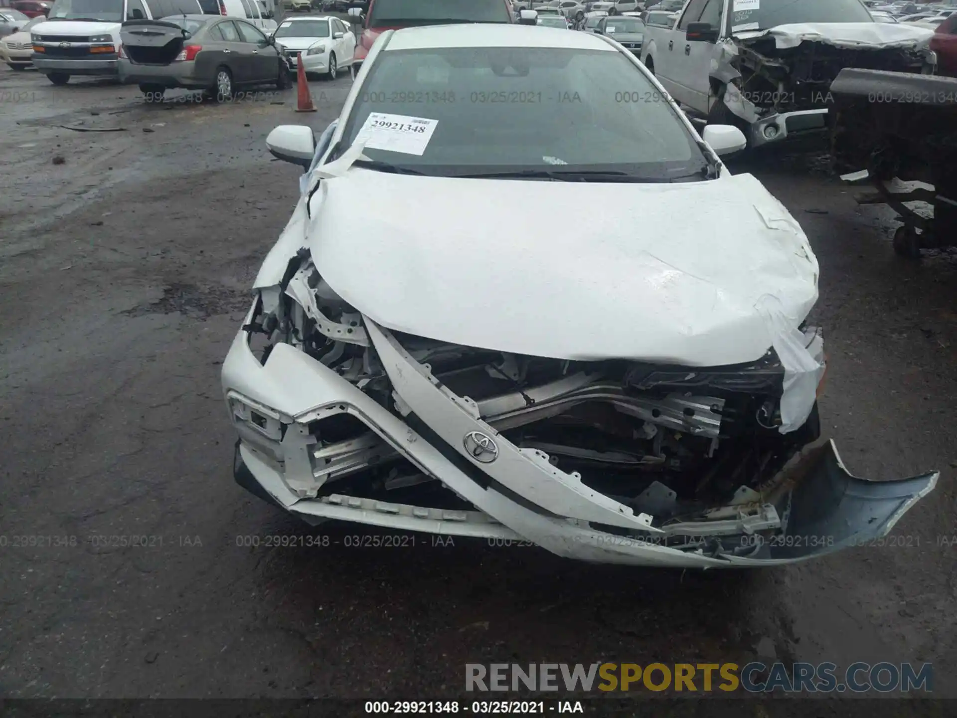 6 Photograph of a damaged car 5YFS4RCE1LP048657 TOYOTA COROLLA 2020