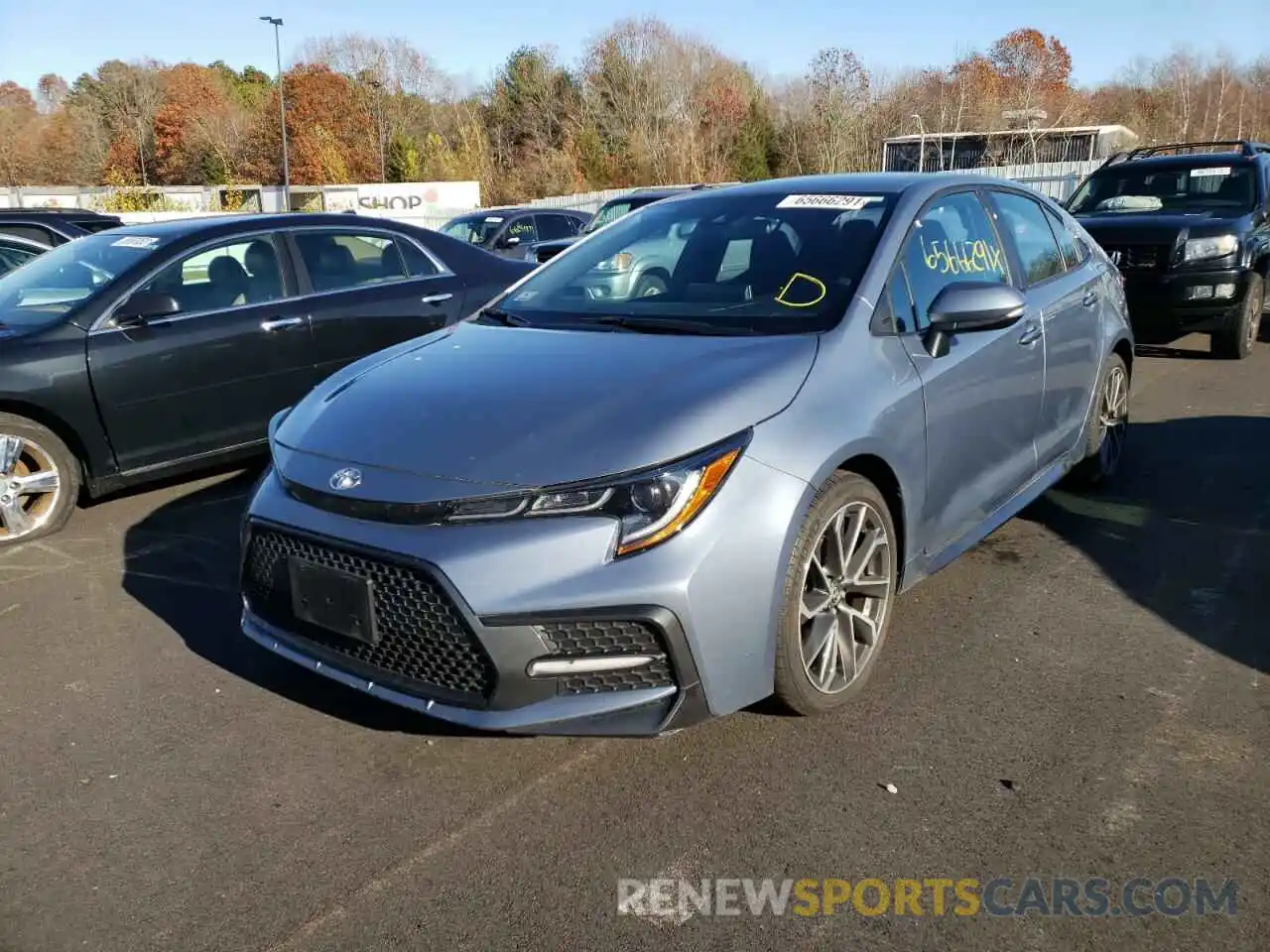 2 Photograph of a damaged car 5YFS4RCE1LP049534 TOYOTA COROLLA 2020