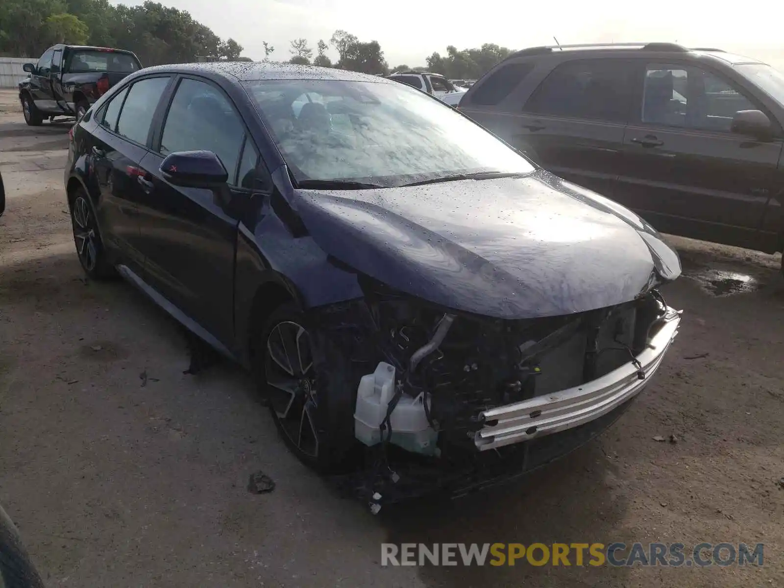 1 Photograph of a damaged car 5YFS4RCE1LP050117 TOYOTA COROLLA 2020