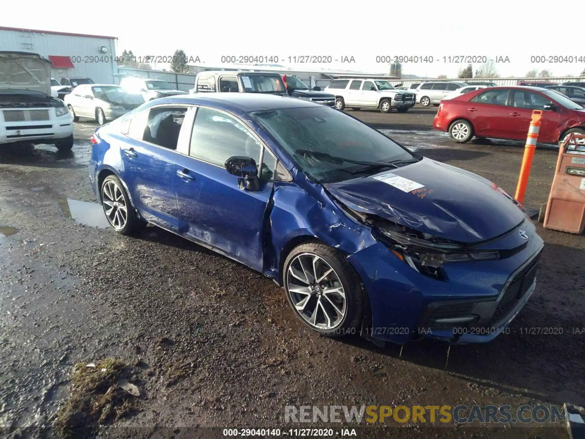 1 Photograph of a damaged car 5YFS4RCE1LP050330 TOYOTA COROLLA 2020