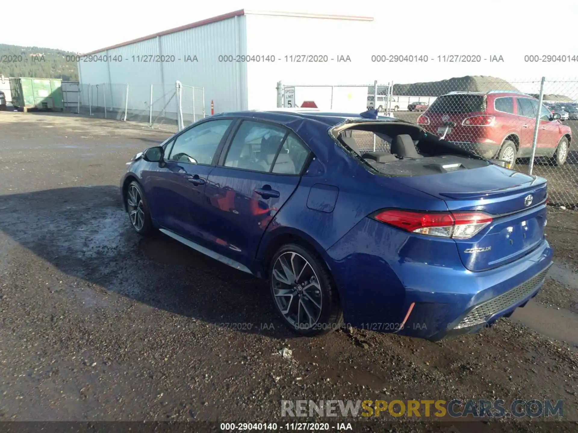 3 Photograph of a damaged car 5YFS4RCE1LP050330 TOYOTA COROLLA 2020