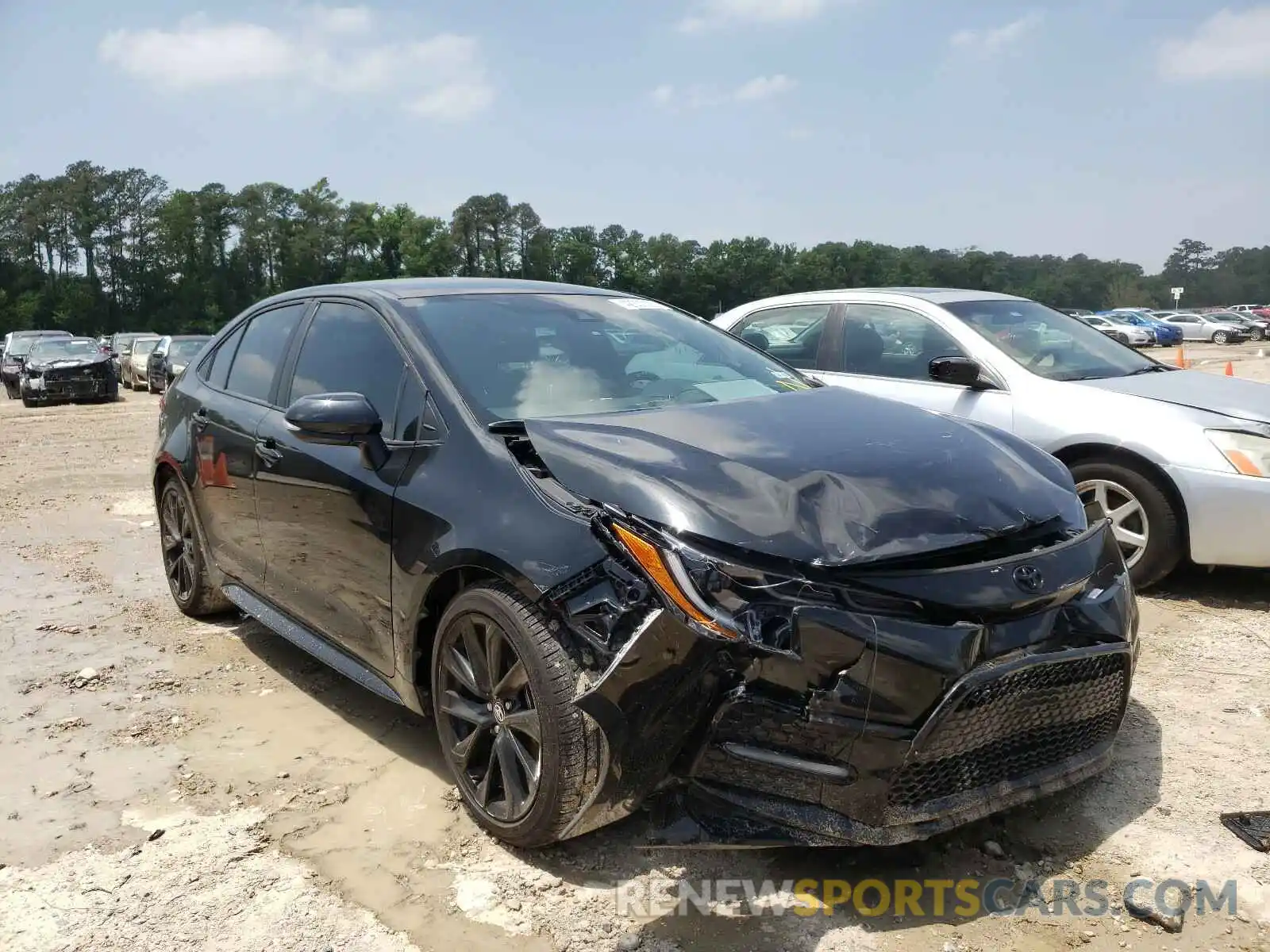 1 Photograph of a damaged car 5YFS4RCE1LP051641 TOYOTA COROLLA 2020