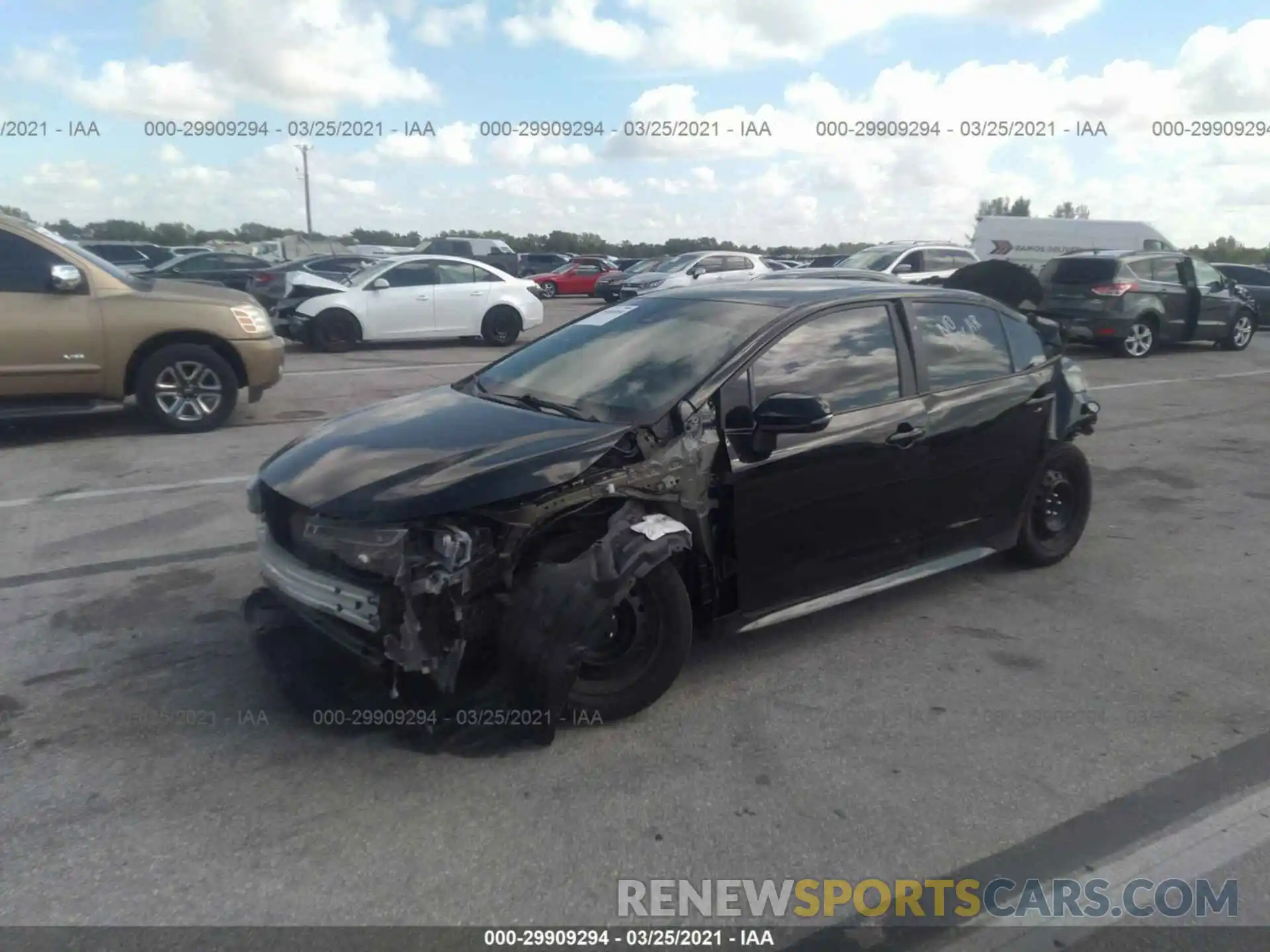 2 Photograph of a damaged car 5YFS4RCE1LP055608 TOYOTA COROLLA 2020