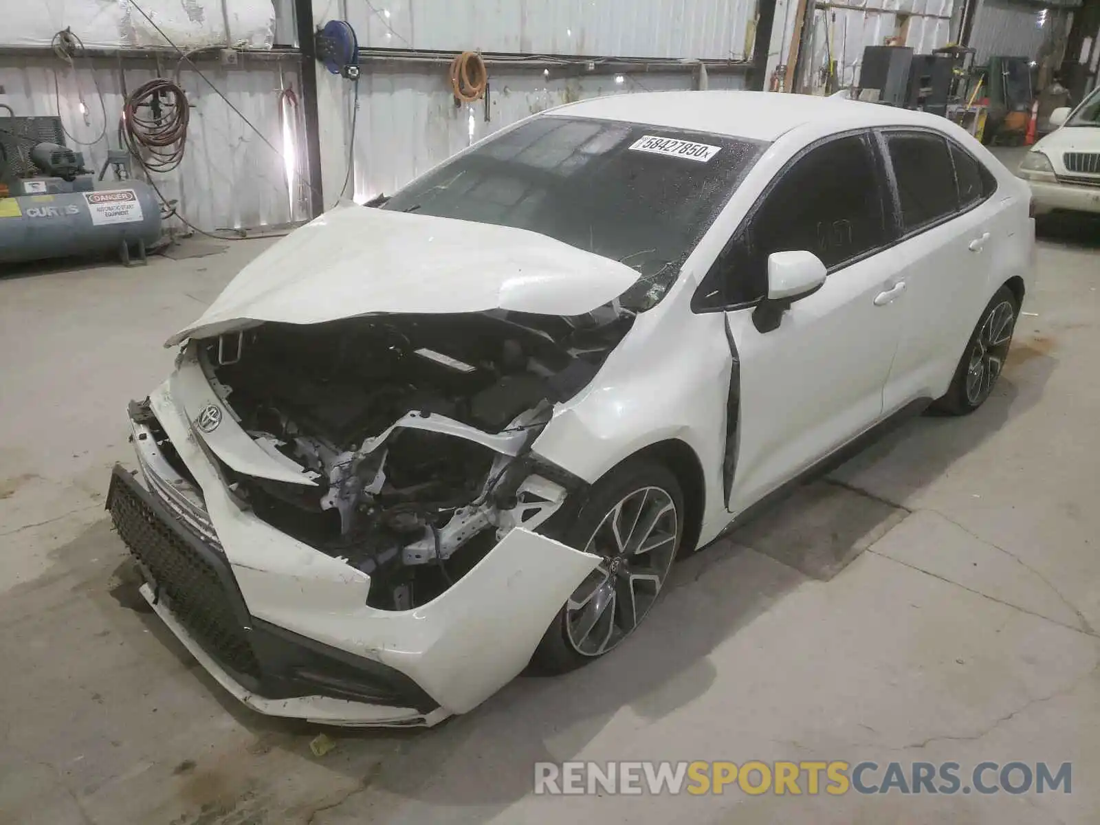 2 Photograph of a damaged car 5YFS4RCE1LP055754 TOYOTA COROLLA 2020