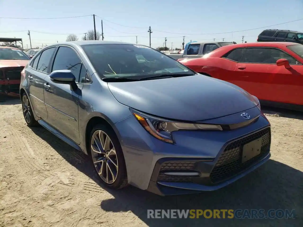 1 Photograph of a damaged car 5YFS4RCE1LP055897 TOYOTA COROLLA 2020