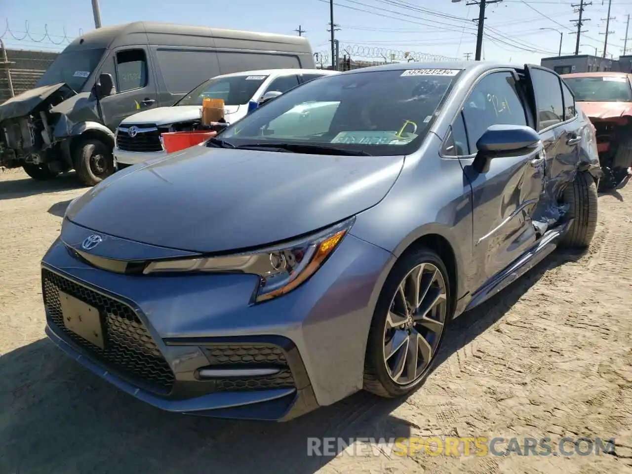 2 Photograph of a damaged car 5YFS4RCE1LP055897 TOYOTA COROLLA 2020