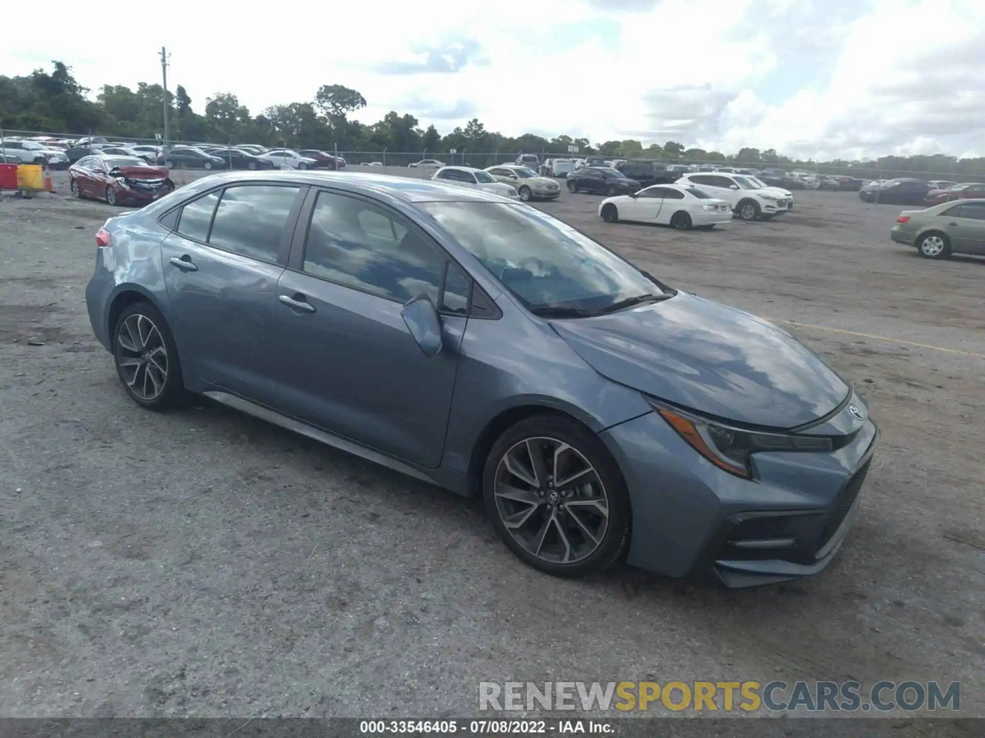 1 Photograph of a damaged car 5YFS4RCE1LP056483 TOYOTA COROLLA 2020